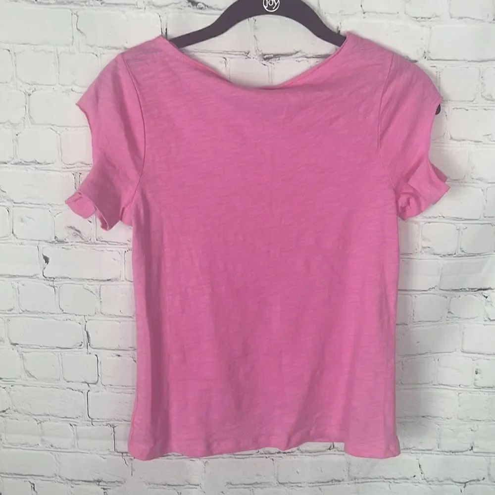 Splendid Cold Shoulder Tee Girl’s Size 12 - Picture 6 of 6